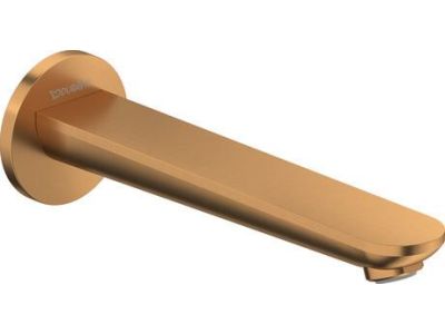 Pipa cada Duravit Wave bronz periat