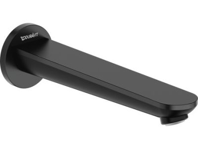 Pipa cada Duravit Wave negru mat