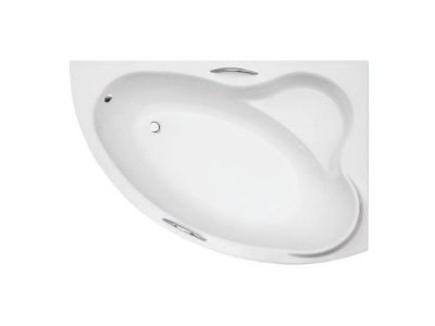 Cada baie asimetrica Besco Ada 140x90cm, acril, orientare dreapta