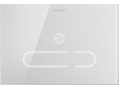 Clapeta actionare cu infrarosu Duravit DuraSystem A2, sticla alba