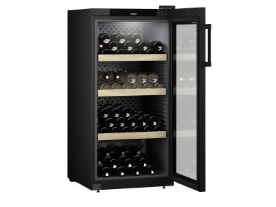 Vitrina de vinuri Liebherr Wine WPbl 4201, 141 sticle, clasa E, Negru