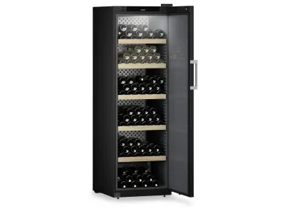 Vitrina de vinuri Liebherr GrandCru Selection WSbli 5231, 229 sticle, clasa E, negru