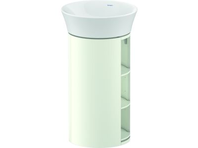 Dulap baza Duravit White Tulip pentru lavoar 236550, 75x41cm, White Satin Matt Lacquer