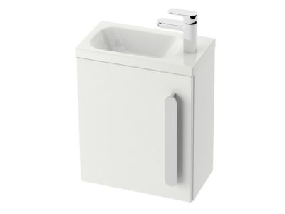 Usa pentru dulap baza lavoar Ravak Concept Chrome SD 400 dreapta, 37x25x53cm, alb