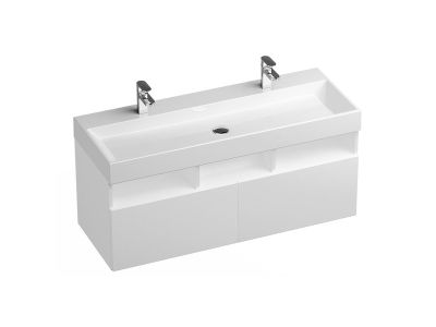 Dulap baza pentru lavoar Ravak SD Natural 1200 cu 2 sertare, 120cm, alb
