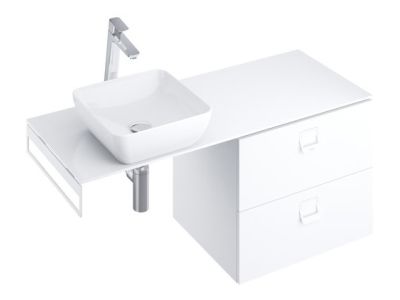 Blat pentru lavoar Ravak Comfort 1200, 120x46cm, alb