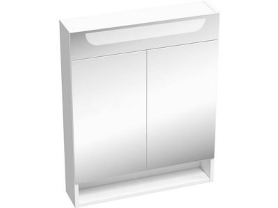 Dulap cu oglinda Ravak MC Classic II 600, iluminare LED, 60cm, alb