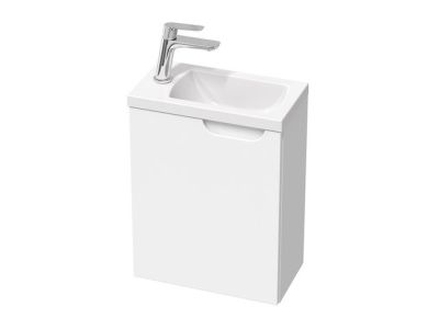 Dulap baza pentru lavoar Ravak SD Classic II 400 L, orientare stanga, 40x22x50cm, alb