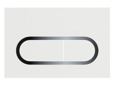 Clapeta rezervor Ravak Concept Chrome alb