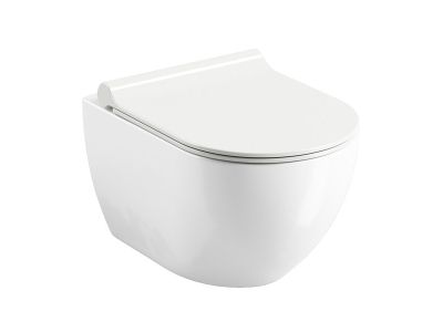 Vas WC suspendat Ravak Concept Chrome Uni RimOff, 35.3x51x34.2cm