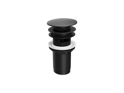 Ventil lavoar Ravak X01748 tip click-clack, pentru lavoare cu preaplin, negru