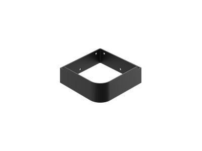 Consola pentru lavoar de colt Ravak Yard de 28x28cm, negru