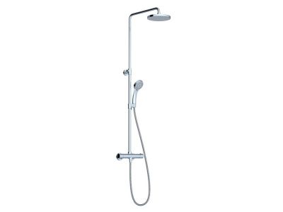 Coloana de dus Ravak Termo 100 cu baterie termostatata, crom