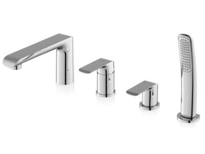 Baterie cu montaj pe cada Ravak Flat din  4 elemente