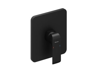 Baterie dus Ravak Flat Black FL 066.20 cu montaj incastrat, necesita corp ingropat X070139, negtu mat