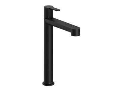 Baterie lavoar Ravak Puri Black PU 015.20 pentru lavoare tip bol, 320mm, fara ventil, negru mat