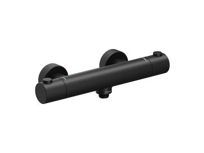 Baterie dus termostatata Ravak Puri Black PU 033.20, negru mat