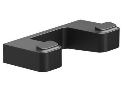 Cuier dublu Ravak Concept 10° TD 100.20 black