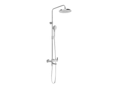 Coloana de dus Ravak Cool DS 092.00 cu baterie cu pipa pivotanta, crom