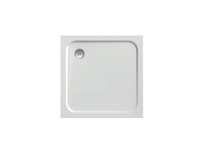 Cadita de dus patrata Ravak Cool Perseus Pro Chrome 80x80cm, alb