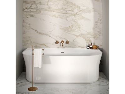 Cada freestanding Ravak Ypsilon Wall 178x86cm, montare la perete, alb