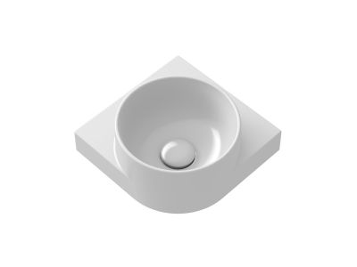 Lavoar de colt Ravak Yard 28x28cm, alb