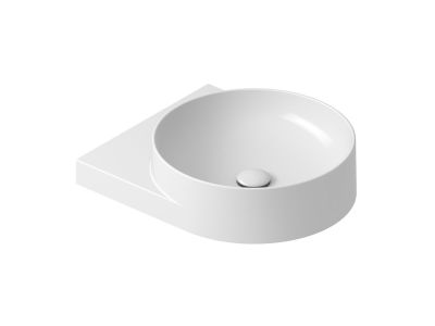 Lavoar rotund Ravak Yard 40x50cm, alb