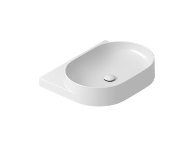 Lavoar oval Ravak Yard 60x50cm, alb