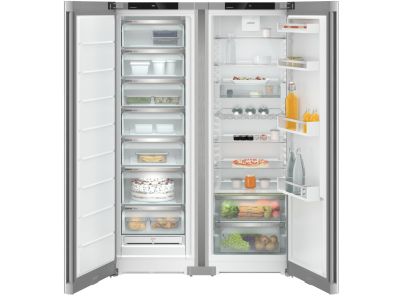 Combina frigorifica Side-by-Side Liebherr Plus XRFsf 5220 NoFrost, 676 litri, clasa E, design inox