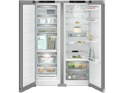 Combina frigorifica Side-by-Side Liebherr Plus XRFsf 5245 NoFrost, 659 litri, clasa E, design inox