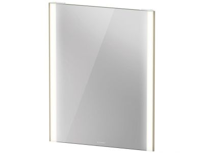 Oglinda cu iluminare LED Duravit XViu 62x80cm, senzor, IP44, sampanie mat
