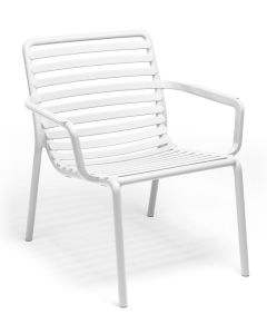 Scaun exterior Nardi Doga Relax alb