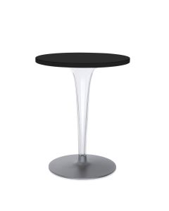 Masa Kartell TopTop design Philippe Starck & Eugeni Quitllet, diametru 60cm, negru