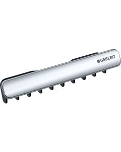 Capac de scurgere pentru lavoar Geberit ONE cu insertie de pieptene, fixare magnetica, crom