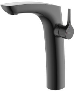 Baterie lavoar Roca Insignia Cold Start pentru lavoare tip bol, fara ventil, brushed titanium black