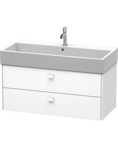 Dulap baza suspendat Duravit Brioso 984x442mm, cu doua sertare , alb mat