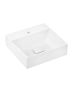 Lavoar Hansgrohe Xevolos E 50x48cm, fara preaplin, montare pe mobilier, SmartClean, alb