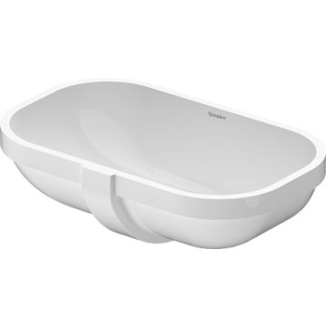 Lavoar Duravit D-Code 49.5x29cm fara orificiu baterie, montare sub blat