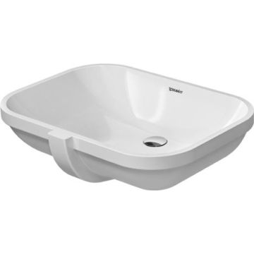 Lavoar Duravit D-Code 56x40cm, fara orificiu baterie, montare sub blat