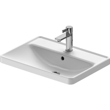 Lavoar Duravit D-Neo 60cm, montare pe blat, alb