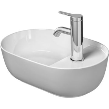 Lavoar tip bol Duravit Luv 42x27cm, fara preaplin, montare pe blat
