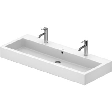 Lavoar dublu Duravit Vero 120x47cm, alb