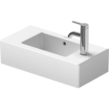 Lavoar Duravit Vero 50x25cm, montare pe mobilier, alb