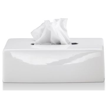 Cutie servetele Decor Walther Porzellan KB 88, 8.5 x 14 x 26cm, alb