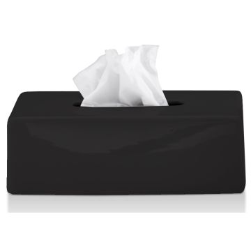 Cutie servetele Decor Walther Porzellan KB 88, 8.5 x 14 x 26cm, negru