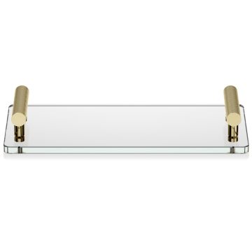 Tava Decor Walther Club TAB, 33x17cm, transparent-auriu 24k