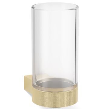 Pahar cu suport de perete Decor Walther Club WMG, 12.5cm, cristal, auriu mat 24k