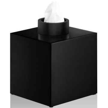 Cutie servetele Decor Walther Club KB, 13x13cm, negru mat