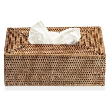 Cutie servetele Decor Walther Basket KBQ, 10x14x25cm, rattan inchis