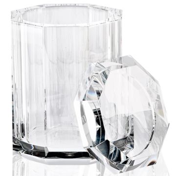 Cutie cu capac Decor Walther Kristall KR BMD, 14x9cm, transparent